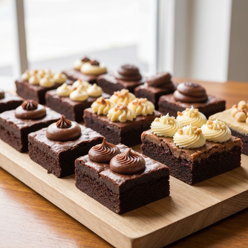 Brownie variety display